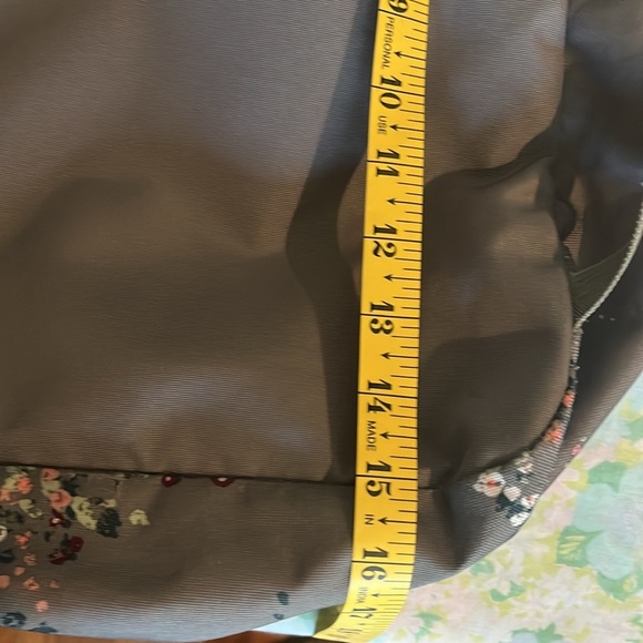Jansport | Shady Grey Sprinkled Floral Backpack School Books Travel Commute Gym - Picture 8 of 11